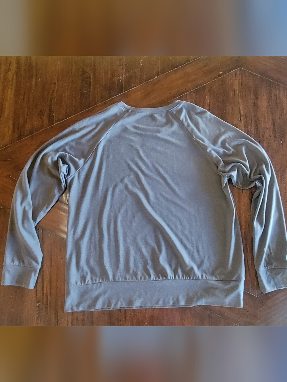Men's Long Sleeve Crewneck Shirt - Gray